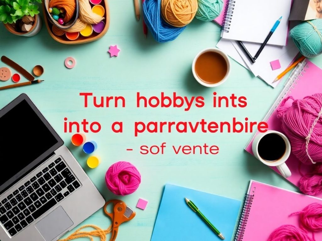 Spațiu de lucru creativ cu un laptop și unelte.