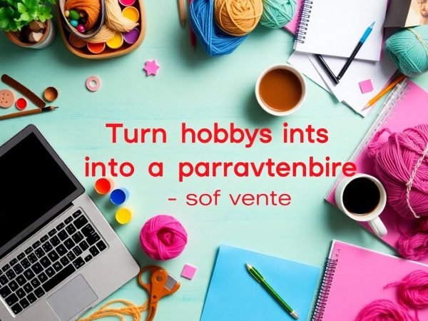 Spațiu de lucru creativ cu un laptop și unelte.